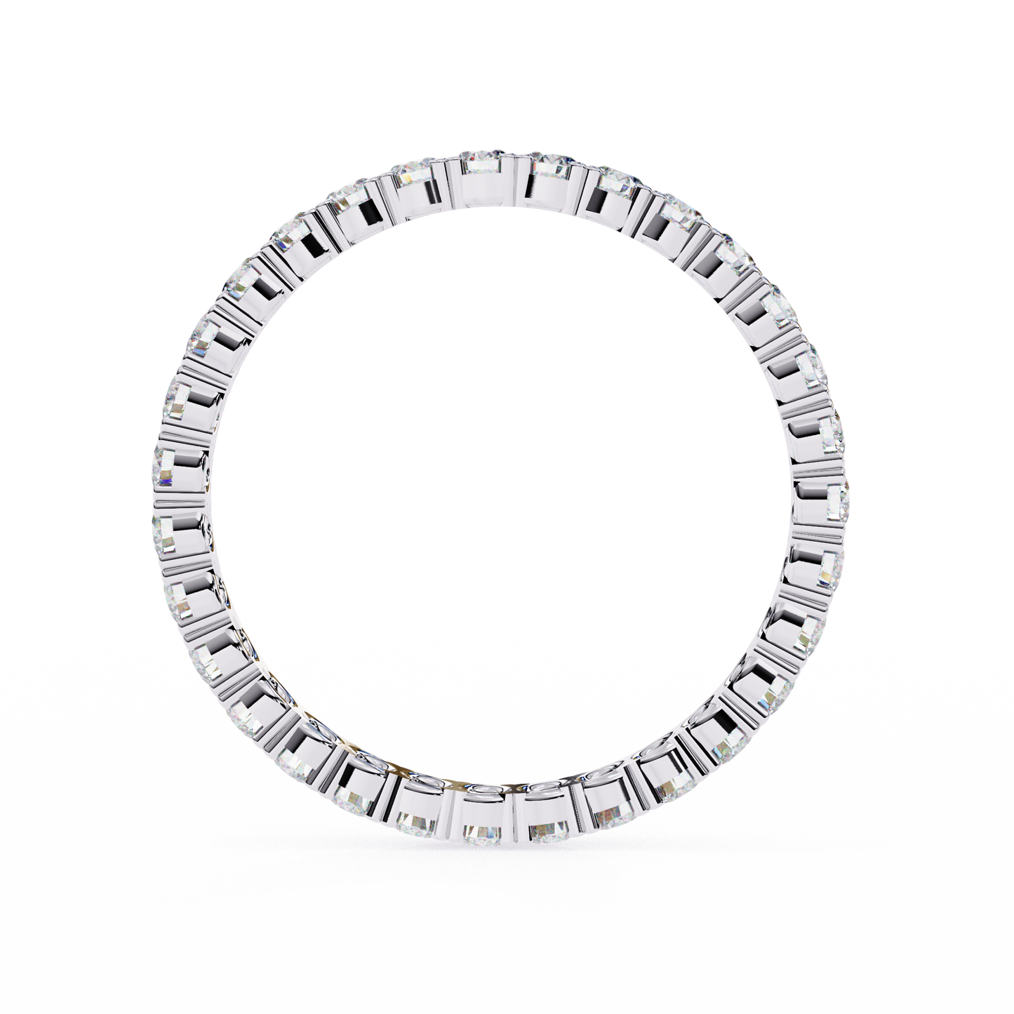 ROUND DIAMOND WHITE GOLD RING ##WHITE GOLD