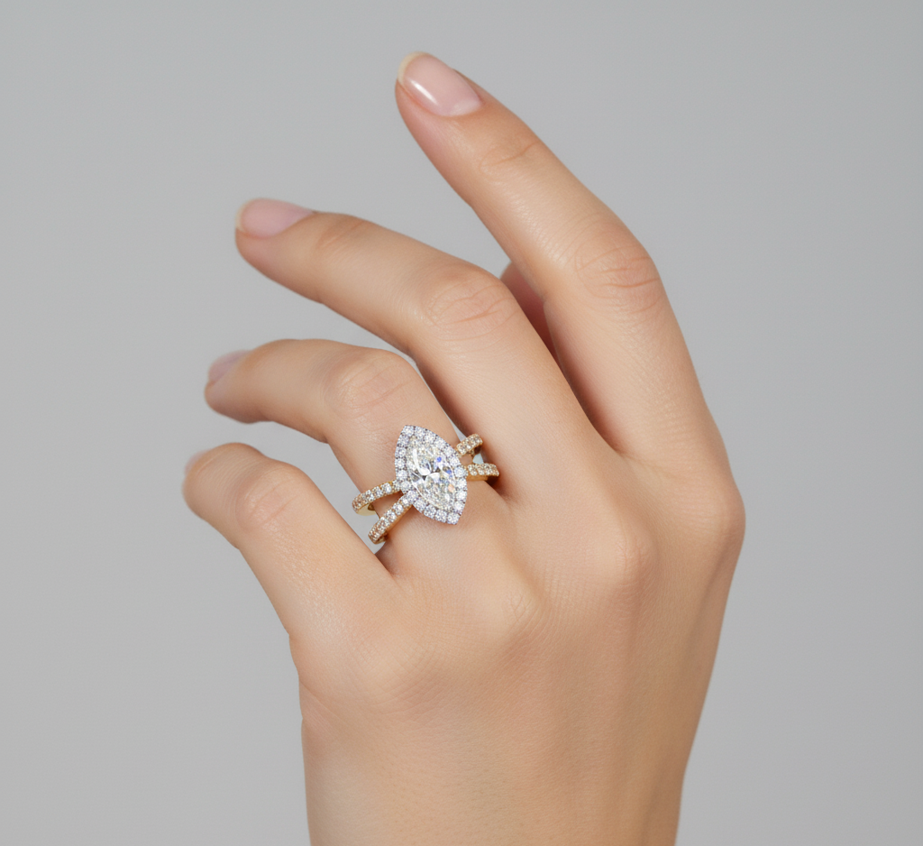 Marquise Dreams Brilliant Marquise Lab-Grown Diamond Ring