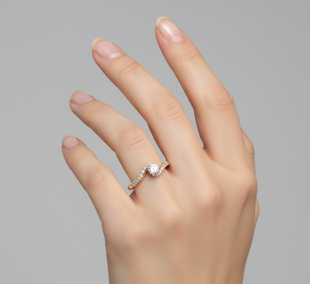 Radiant Solace Lab-Grown Diamond Engagement Ring - Timeless Sustainable Brilliance