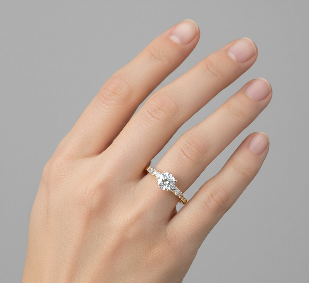 Eternal Spark Lab-Grown Diamond Engagement Ring - Timeless Sustainable Brilliance