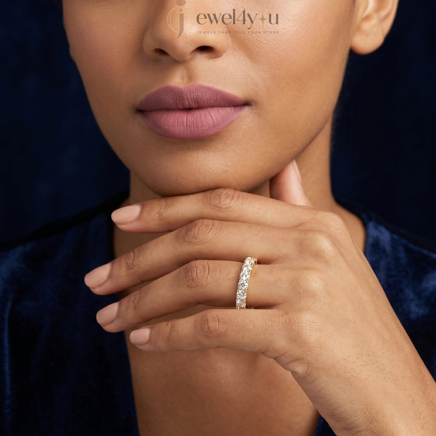 ROUND DIAMOND YELLOW GOLD RING ##YELLOW GOLD