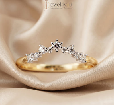 ROUND DIAMOND YELLOW GOLD RING 
