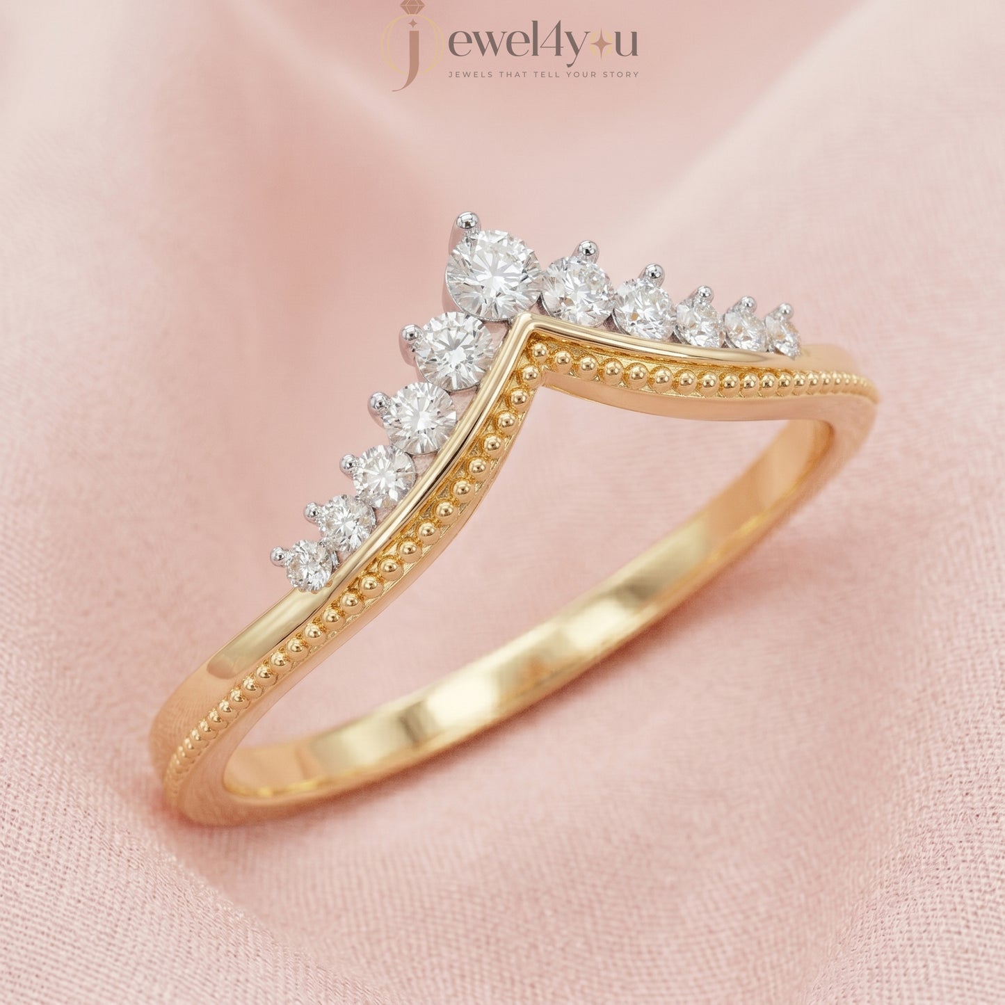 ROUND DIAMOND YELLOW GOLD RING ##YELLOW GOLD