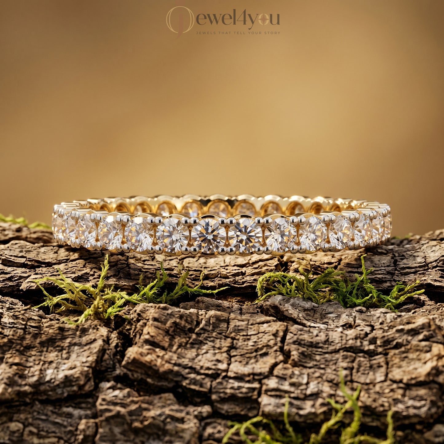 ROUND DIAMOND YELLOW GOLD RING ##YELLOW GOLD