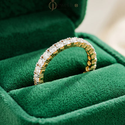 ROUND DIAMOND YELLOW GOLD RING 