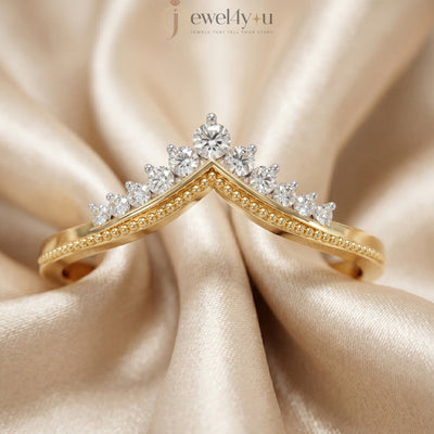 ROUND DIAMOND YELLOW GOLD RING 