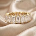 Luxeon Eternal Emerald Cut Lab Grown Diamond Ring Celebrate Forever Love