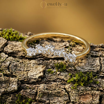 ROUND DIAMOND YELLOW GOLD RING 