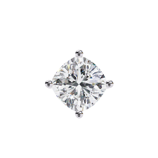 LAB-GROWN ROUND-CUT DIAMOND PENDANT IN WHITE GOLD 