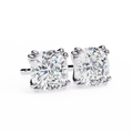 Luna Crest Cushion Lab-Grown Diamond Earring