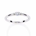 Aurora East‑West Marquise Lab‑Grown Diamond Solitaire Engagement Ring