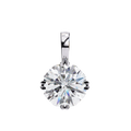Luminous Harmony Lab-Grown Round-Cut Diamond Pendant