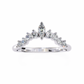 Luminara Marquise Crown Diamond Ring Elegant Royal-Inspired Fine Jewelry