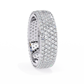 Eternal Sparkle Lab-Created Diamond Eternity Ring Elegant Full-Eternity Design