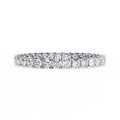 Eclat Sustainable Diamond Forever Band - Lab-Grown Halo Design