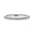 Lumina Eclat Lab-Grown Diamond Halo Eternity Ring Gold Wedding Band