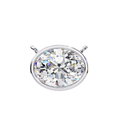 Oval Luminary Lab-Grown Diamond Pendant