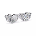 Aurielle Marquise Cluster Lab-Grown Diamond Stud Earrings