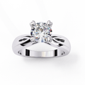Amora Heart-Prong Lab-Grown Diamond Solitaire Engagement Ring