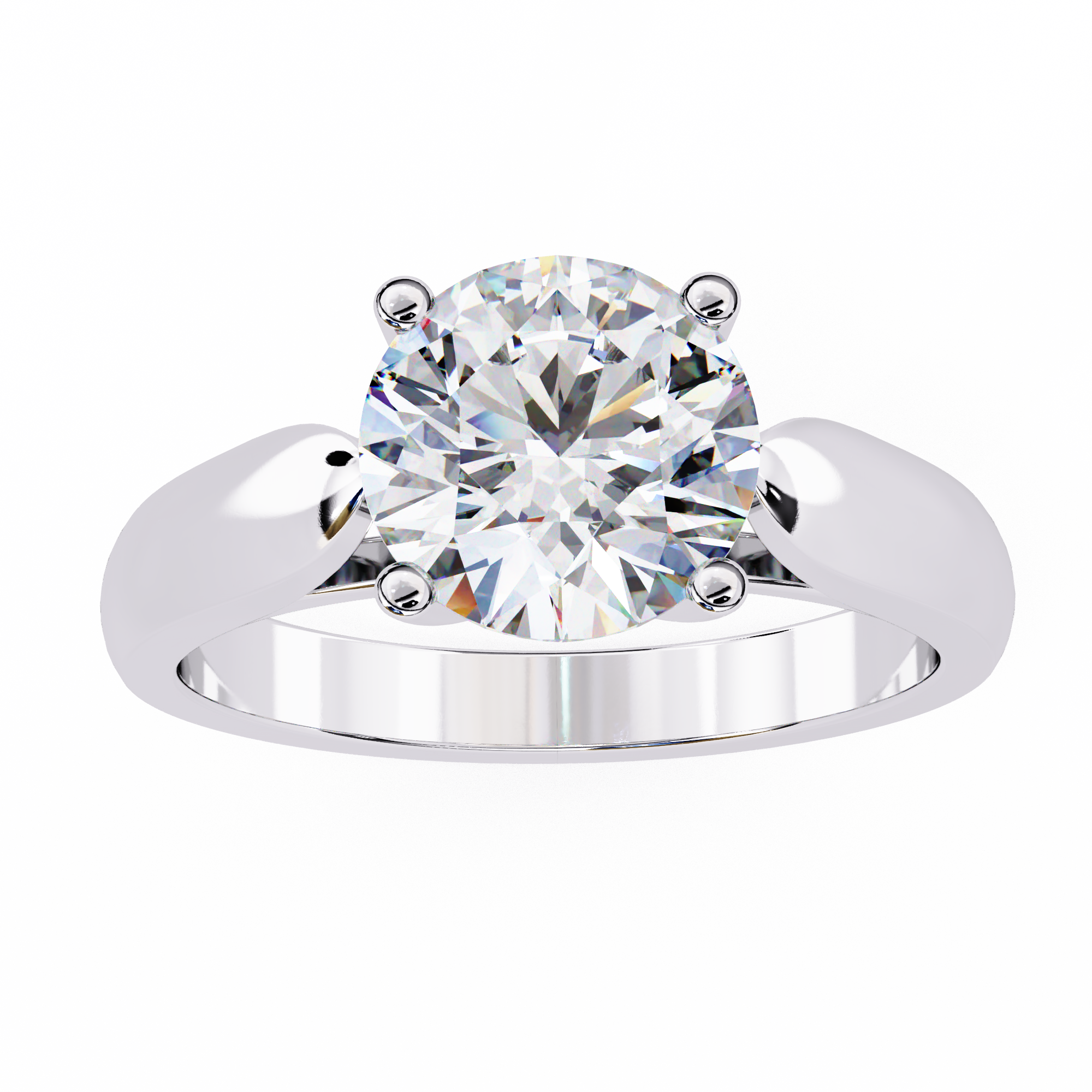 Sera Cathedral Solitaire Lab-Grown Diamond Ring