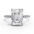 Celestique Opulence Emerald Lab Diamond Signature Engagement Ring