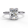 Ever luxe Radiant Spark Lab Diamond Engagement Ring in Solid Gold