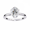 Lumina Petal Hidden Halo Lab-Grown Diamond Ring