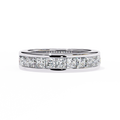 Ethical Engagement Ring Lab-Created Diamond in Classic Gold Setting