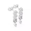 Celeste Mixed-Cut Drop Lab-Grown Diamond Earring