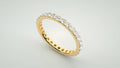Endless Glow Lab‑Grown Diamond Eternity Band – Gold Ring for Engagement & Wedding