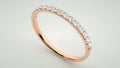 Signature Lab-Grown Diamond Half Eternity Band – Ethical Gold Wedding & Stacking Ring