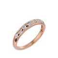 City Lights Baguette Lab-Grown Diamond Band – Modern Gold Wedding & Stacking Ring