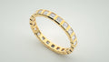 Luxe Prism Princess Lab-Grown Diamond Eternity Band in Ethical Gold