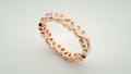 Heartwave Lab-Grown Diamond Eternity Band in Solid Gold