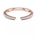 Open Embrace Pavé Lab-Grown Diamond Band Ring in Gold