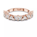 Aurora Crown Mixed‑Shape Lab-Grown Diamond Band Ring in Gold