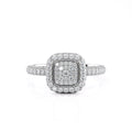 Eternal Glow Halo Lab Grown Diamond Engagement Ring