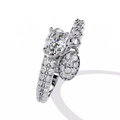 Luxe Charme Lab-Grown Diamond Engagement Ring - Elegant & Sustainable Bridal Jewelry
