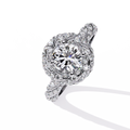 Eternal Halo Lab-Grown Diamond Ring - Elegant and Ethical Bridal Jewelry