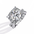 Aurora Diamond Lab-Grown Engagement Ring Gold Radiant Cut