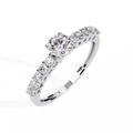 Radiant Promise Ethical Ring - Lab-Created Diamond in Gold Band