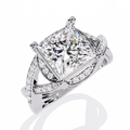 Stellarine Crown Princess Lab-Grown Diamond Signature Ring