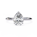 Celestia Grace Pear-Cut Lab Diamond Solitaire Ring
