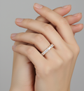 Timeless Radiance Lab-Created Diamond Eternity Ring Elegant Full-Eternity Sparkle