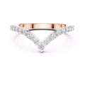Celestia V Chevron Lab-Grown Diamond Ring