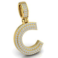 INITIAL LETTER C PENDANT