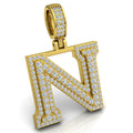 INITIAL LETTER N PENDANT