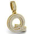 INITIAL LETTER Q PENDANT