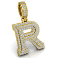INITIAL LETTER R PENDANT