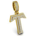 INITIAL LETTER T PENDANT